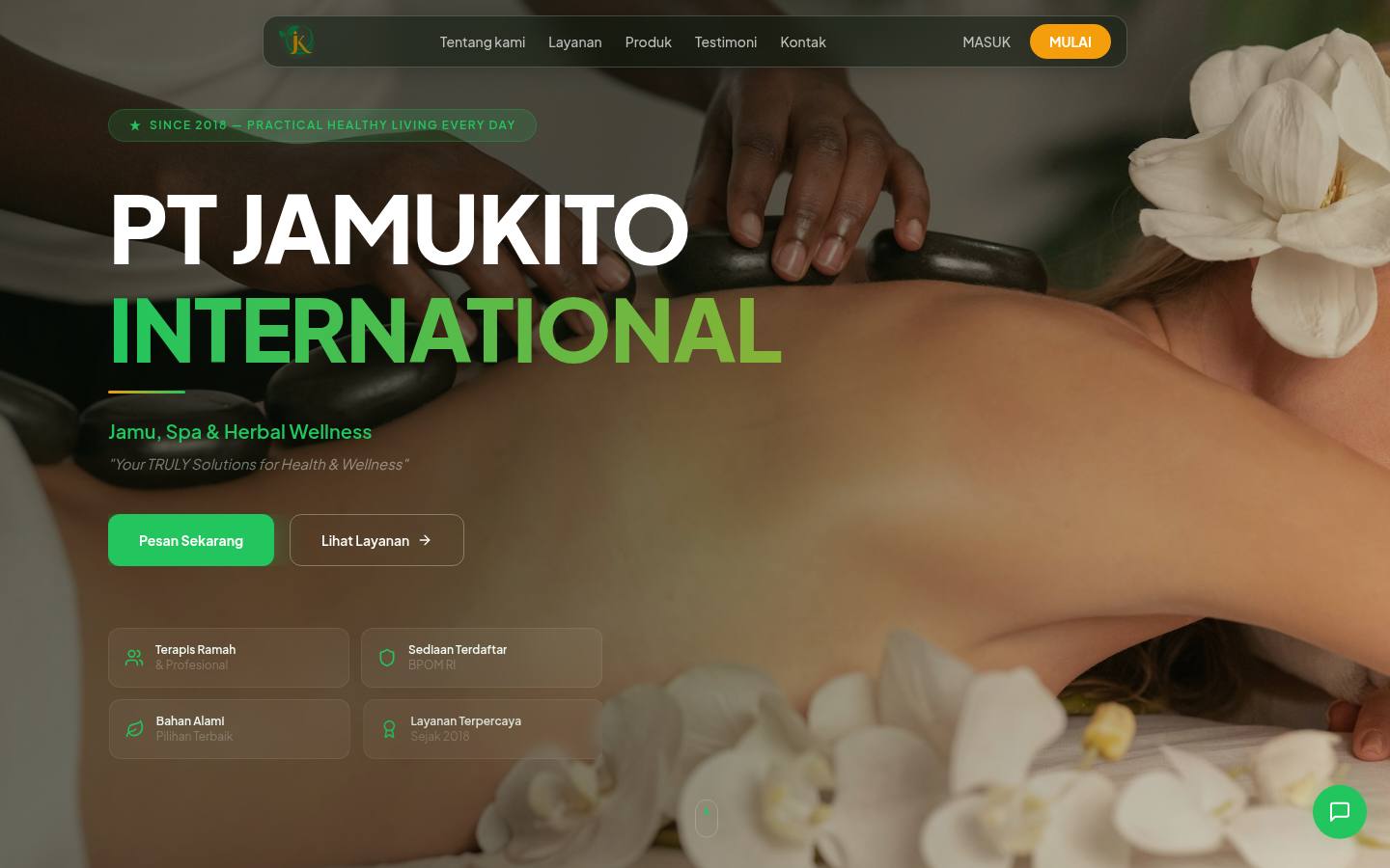 Jamu Kito Internasional — Custom ERP